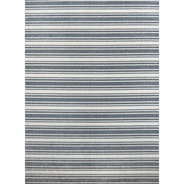 Fawning Two-tone Striped Classic Low-pile Machine-washable Area Rug